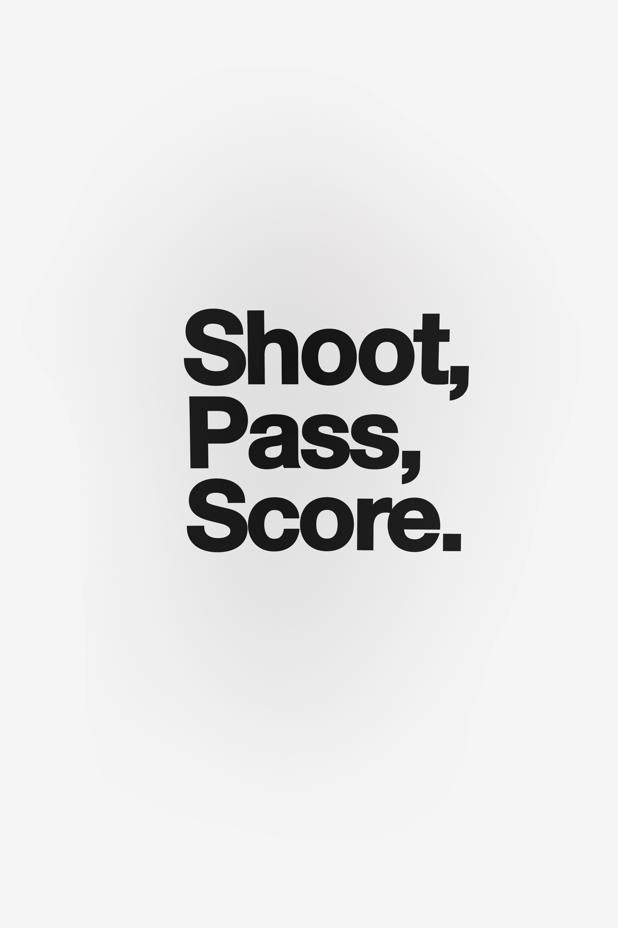 Shoot, Pass, Score Merch