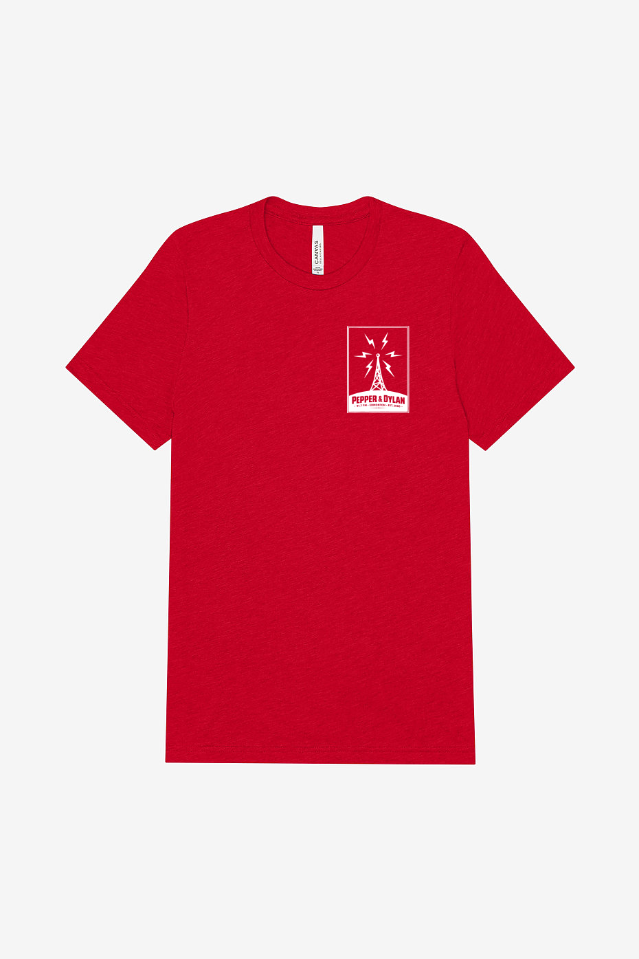 Pepper & Dylan Radio Tower - Unisex Tri-blend Tee