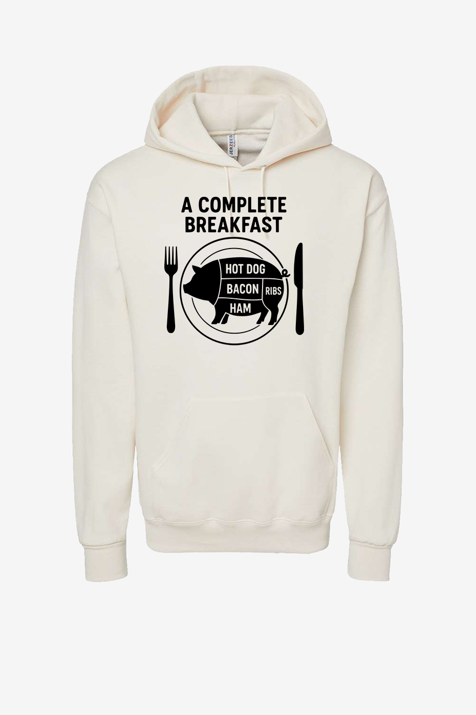 Pig Plate - Complete Breakfast - Classic Unisex Hoodie