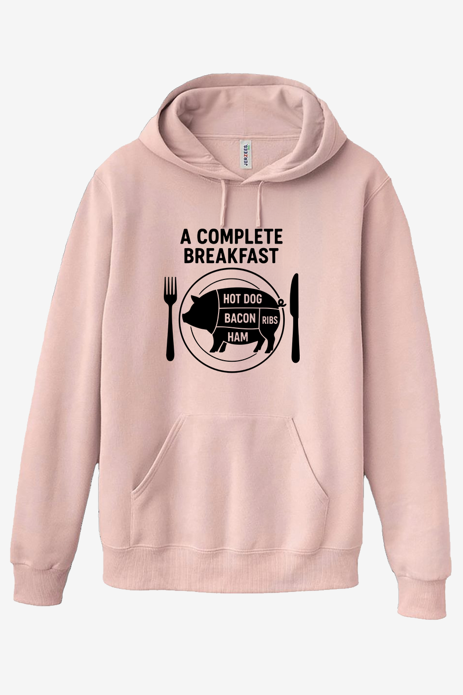 Pig Plate - Complete Breakfast - Premium Blend Unisex Hoodie