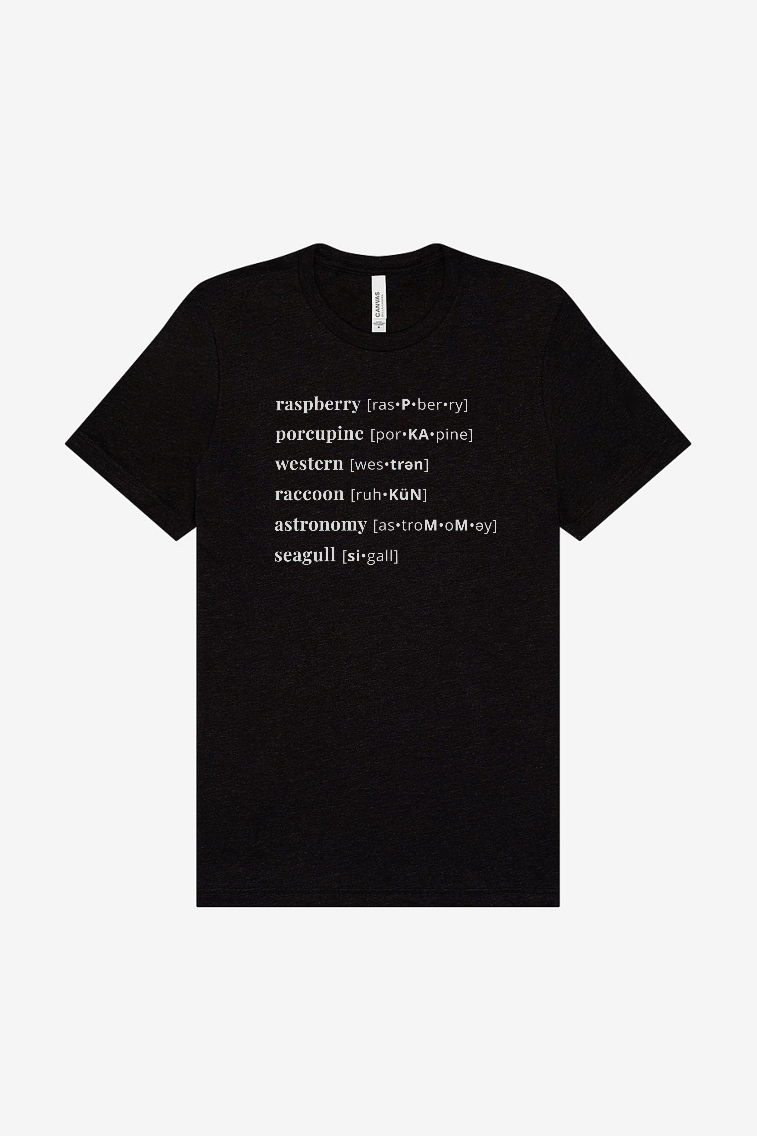 Unisex Tri-blend Tee - Pronunciation