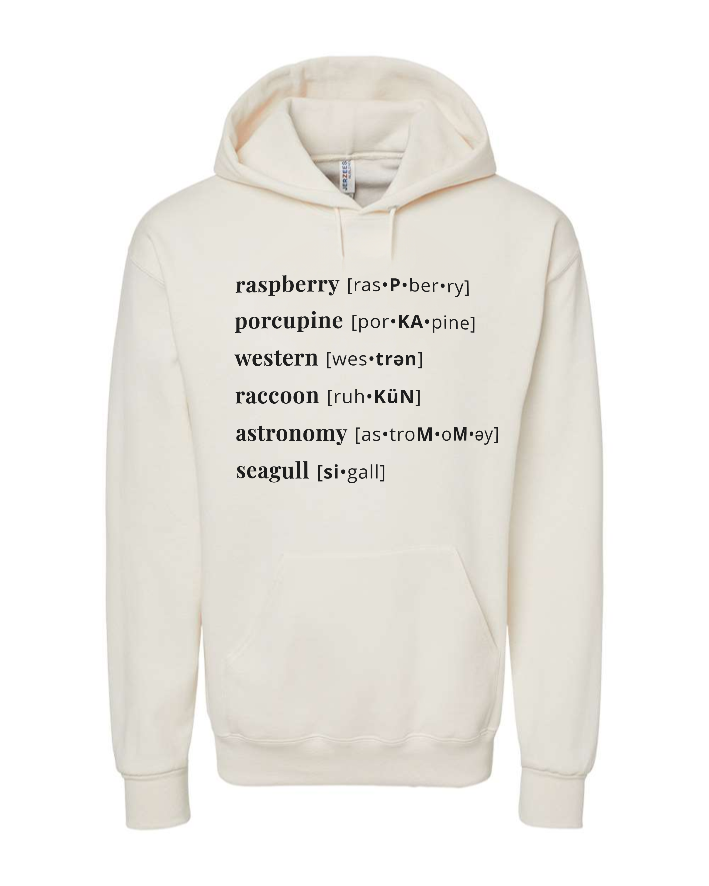 Classic Unisex Hoodie - Pronunciation