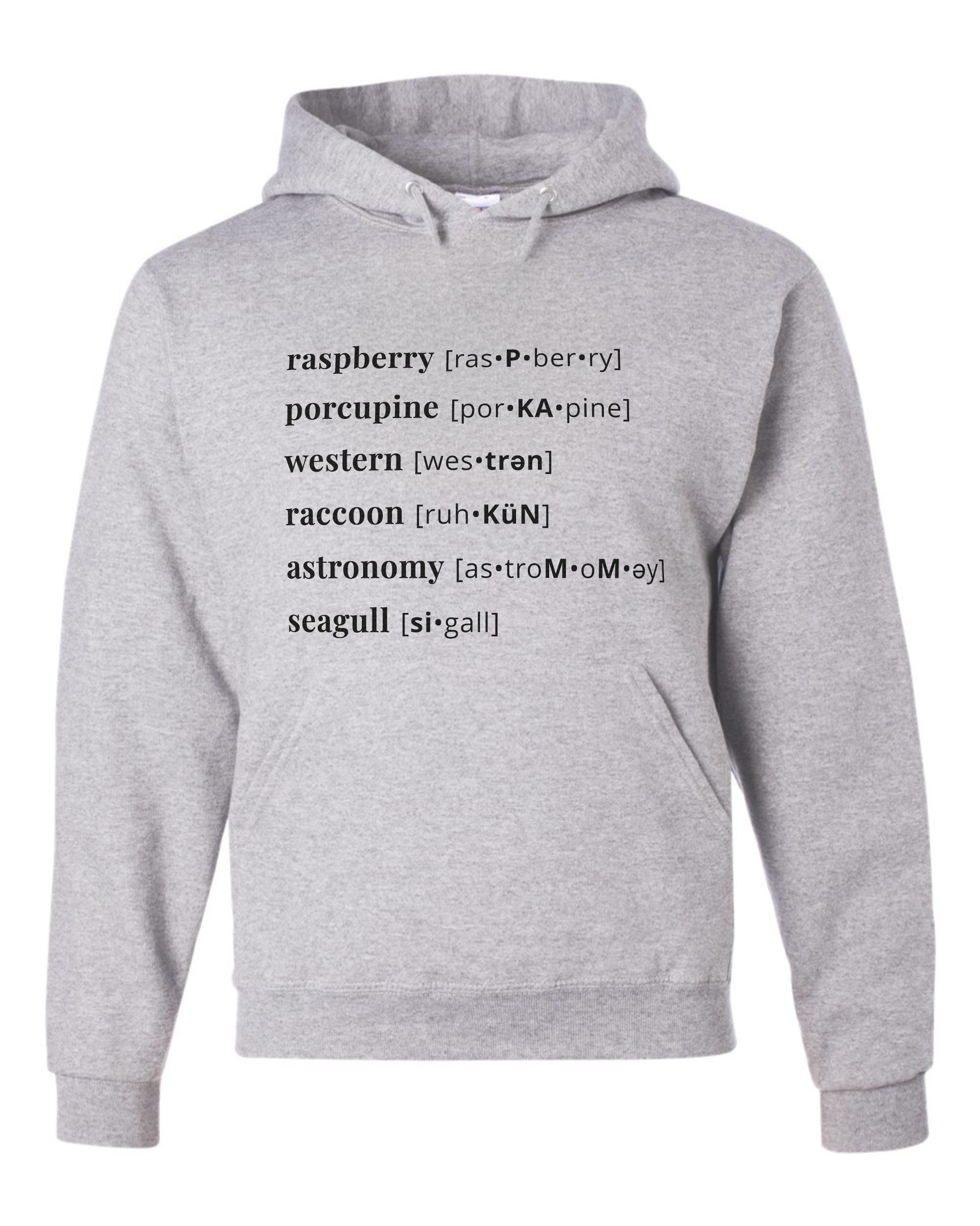 Classic Unisex Hoodie - Pronunciation