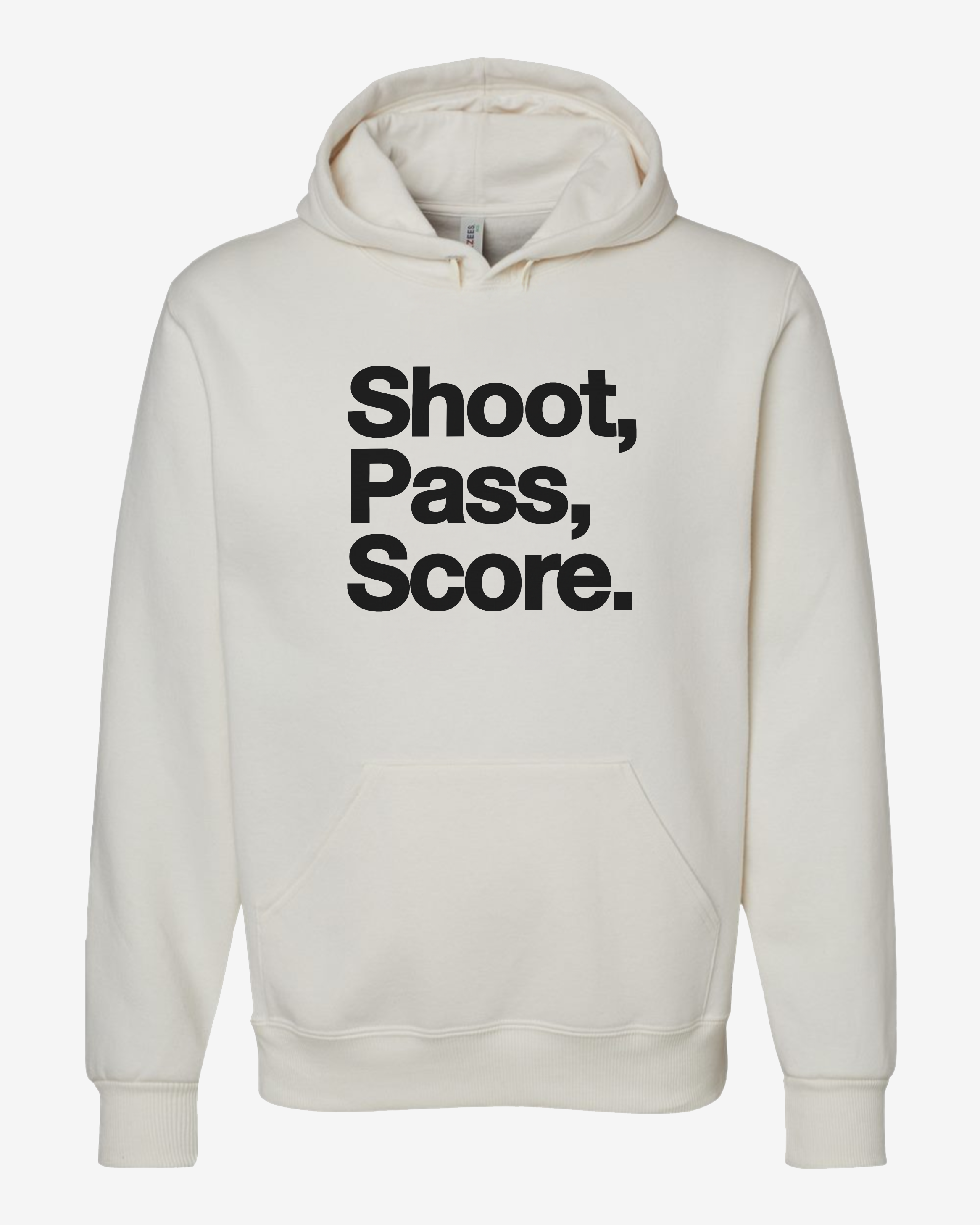 Premium Blend Unisex Hoodie - Shoot, Pass, Score