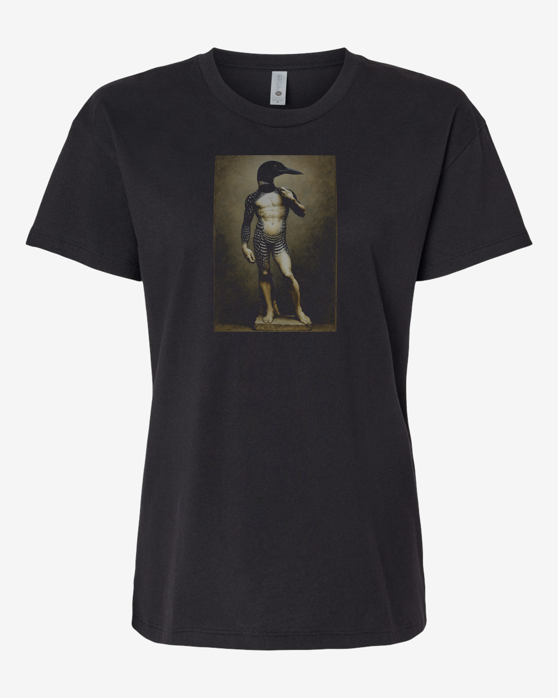 Women’s Crewneck Tee - MicheLOONgelo’s David