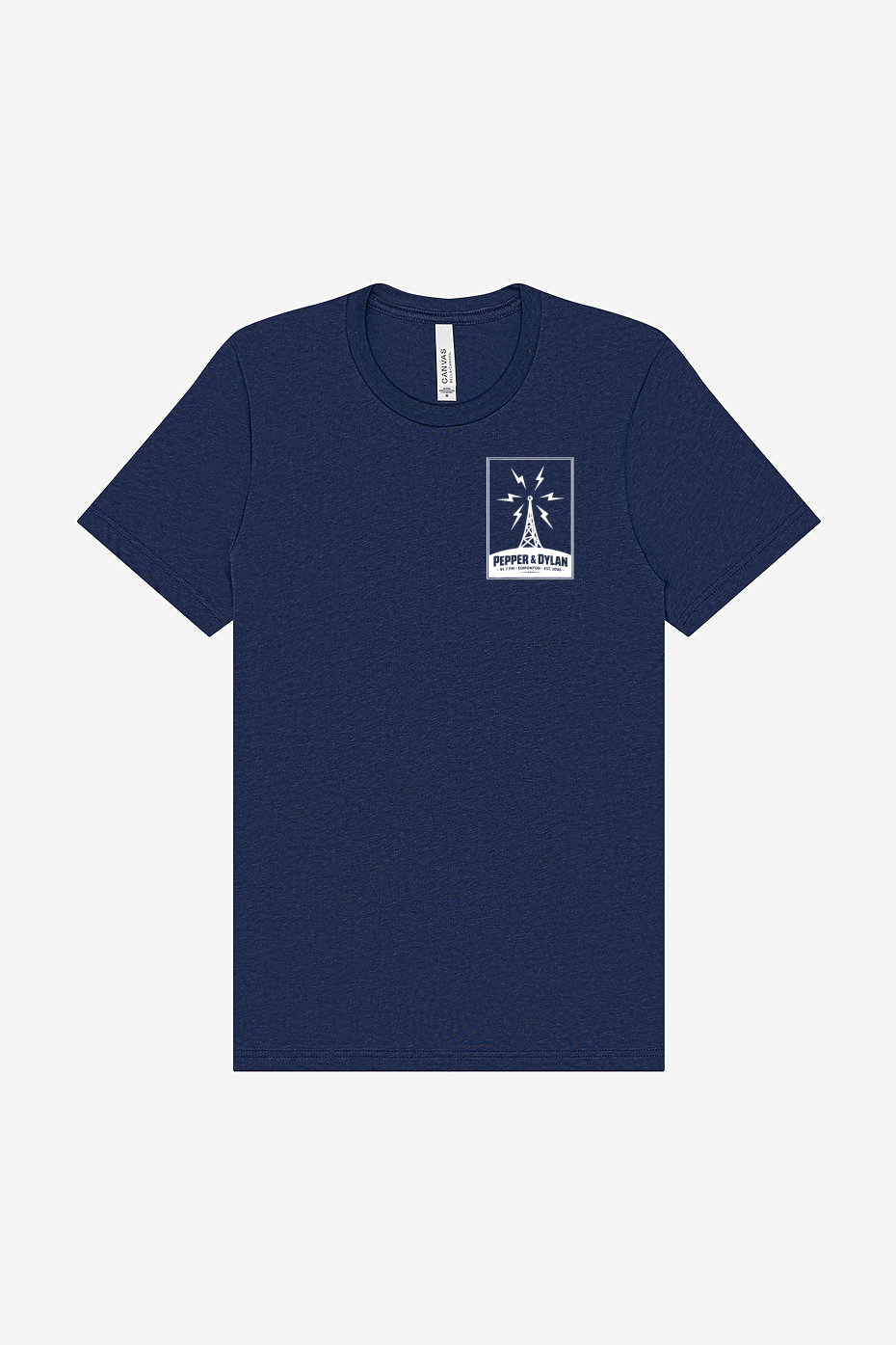Pepper & Dylan Radio Tower - Unisex Tri-blend Tee