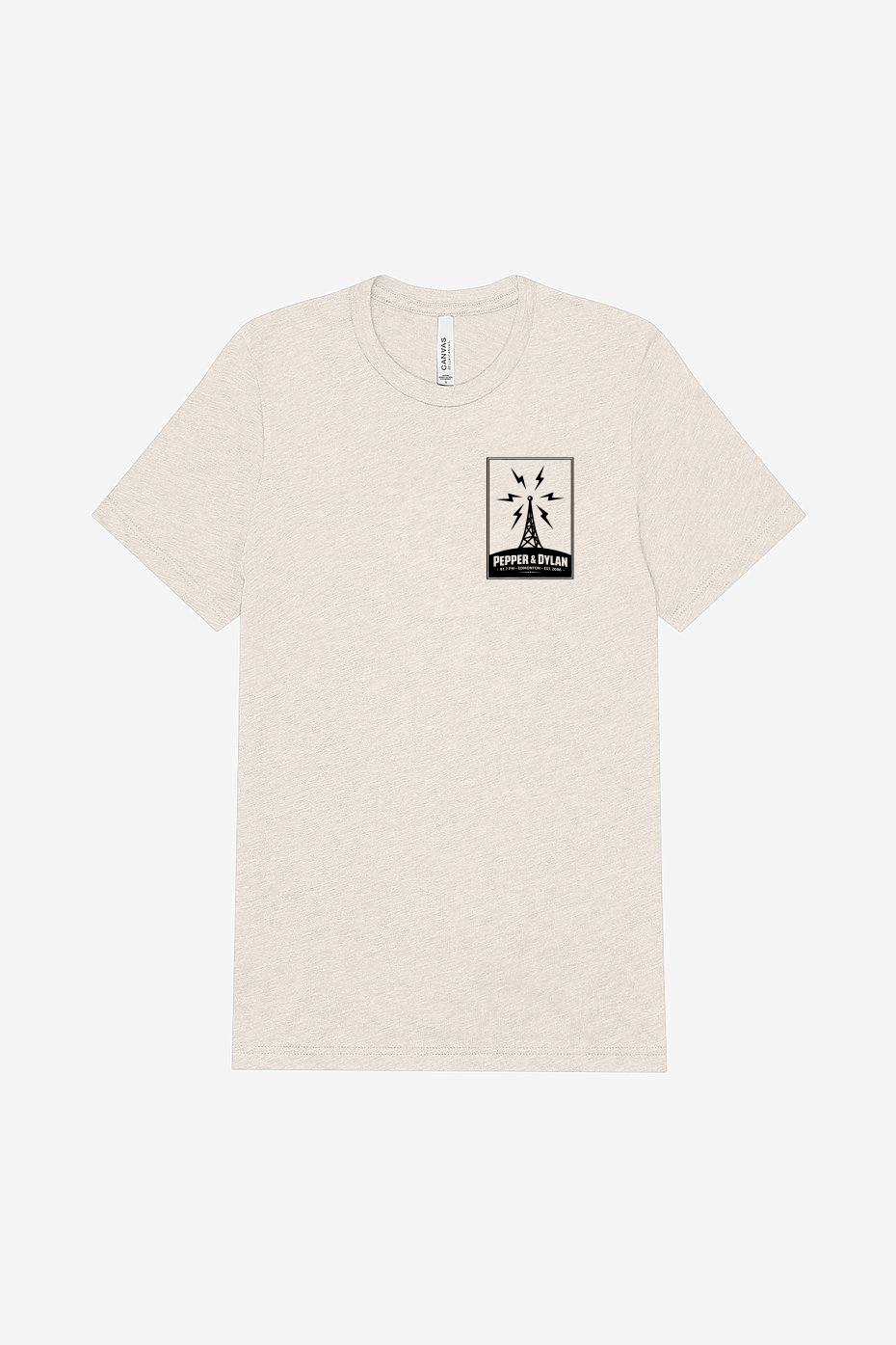Pepper & Dylan Radio Tower - Unisex Tri-blend Tee