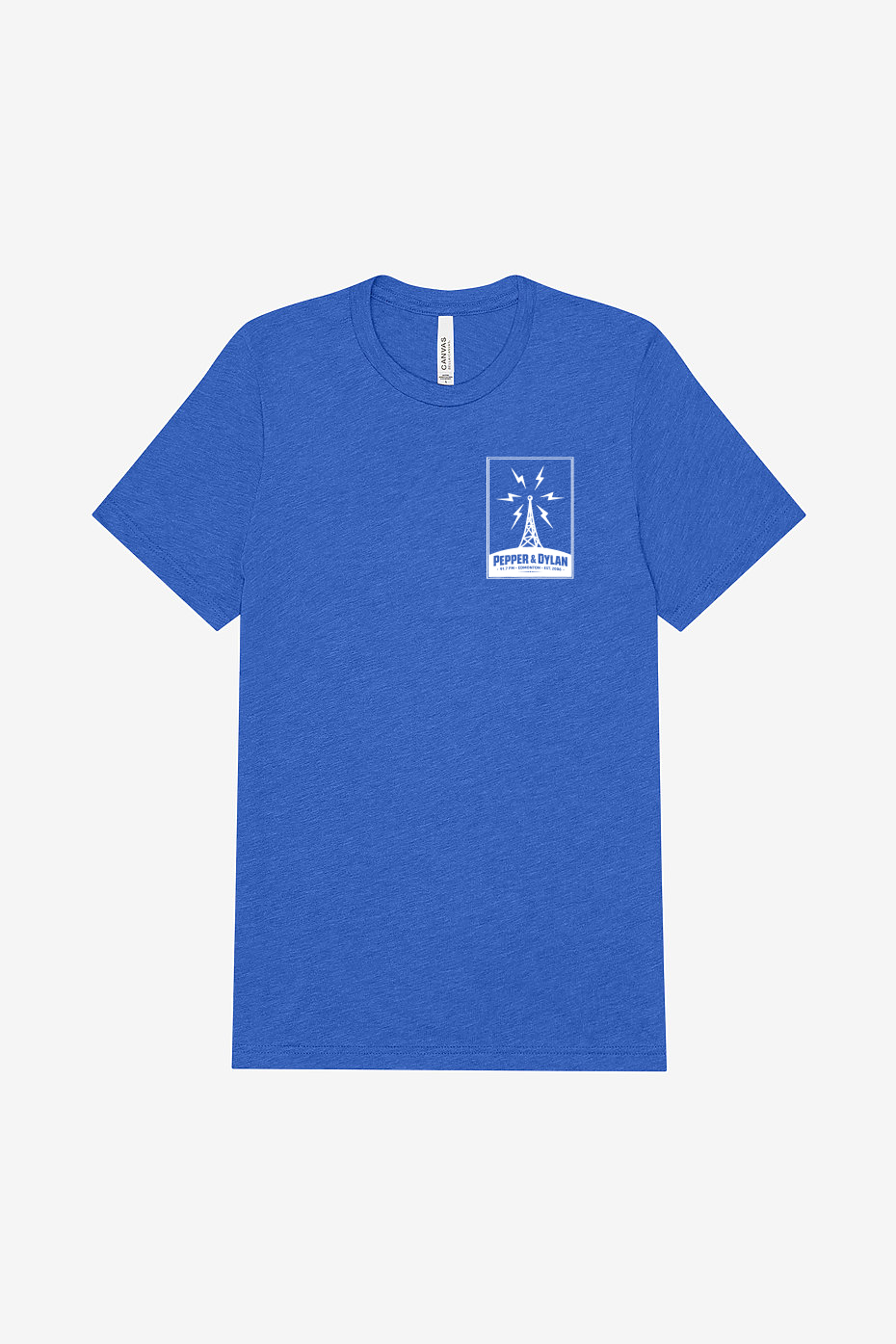 Pepper & Dylan Radio Tower - Unisex Tri-blend Tee