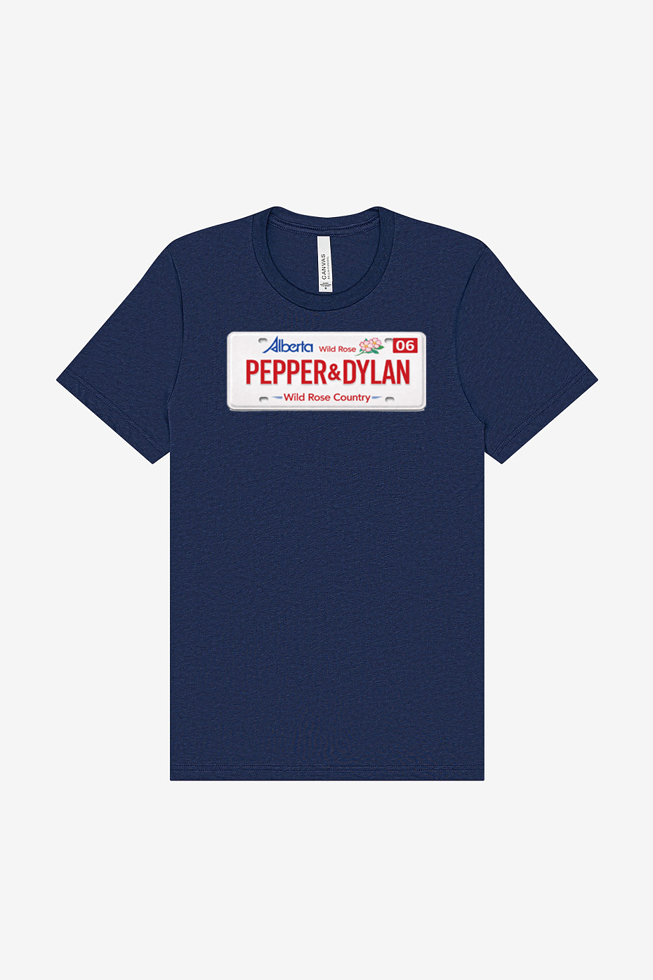 The P&D Plate - Unisex Tri-blend Tee