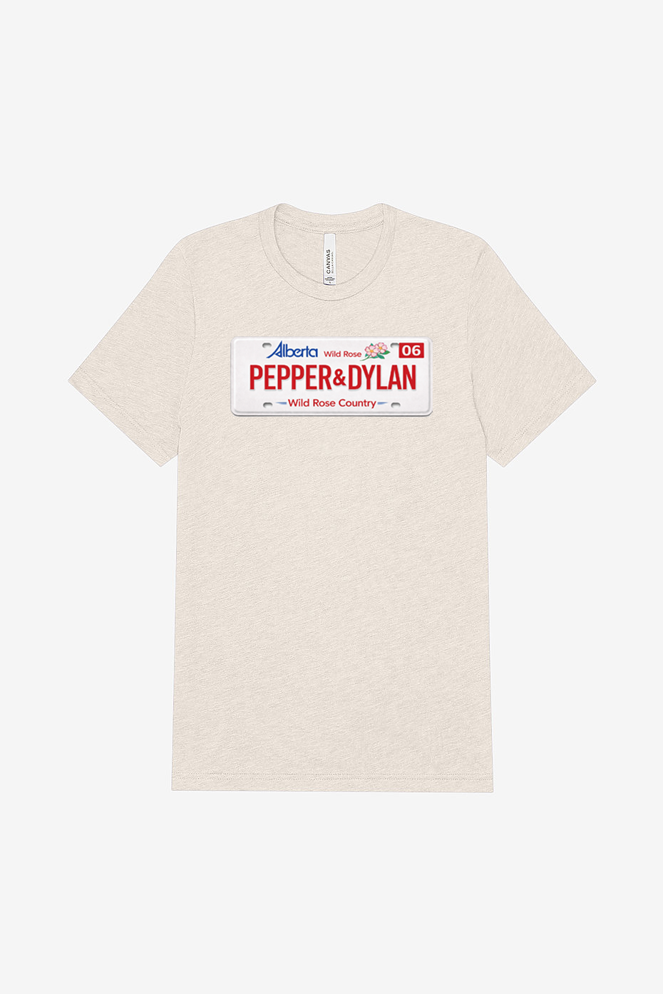 The P&D Plate - Unisex Tri-blend Tee