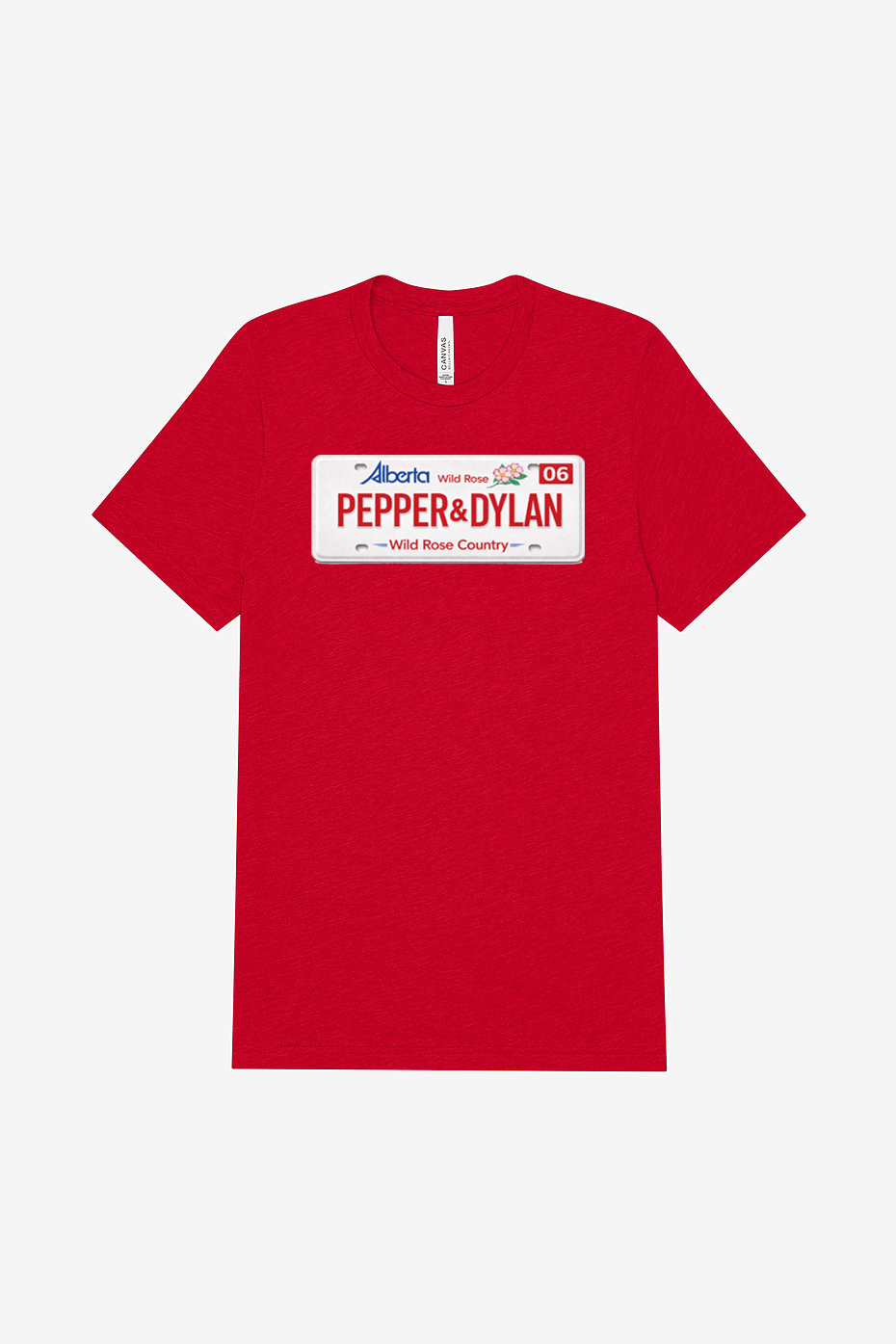 The P&D Plate - Unisex Tri-blend Tee