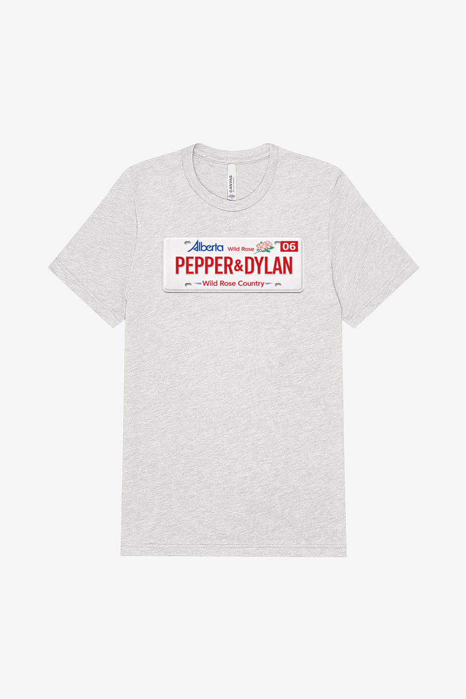 The P&D Plate - Unisex Tri-blend Tee