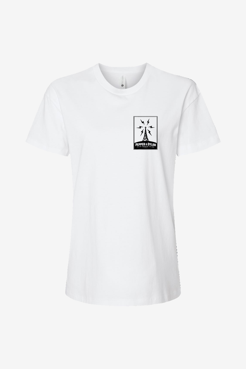 Pepper & Dylan Radio Tower - Women’s Crewneck Tee