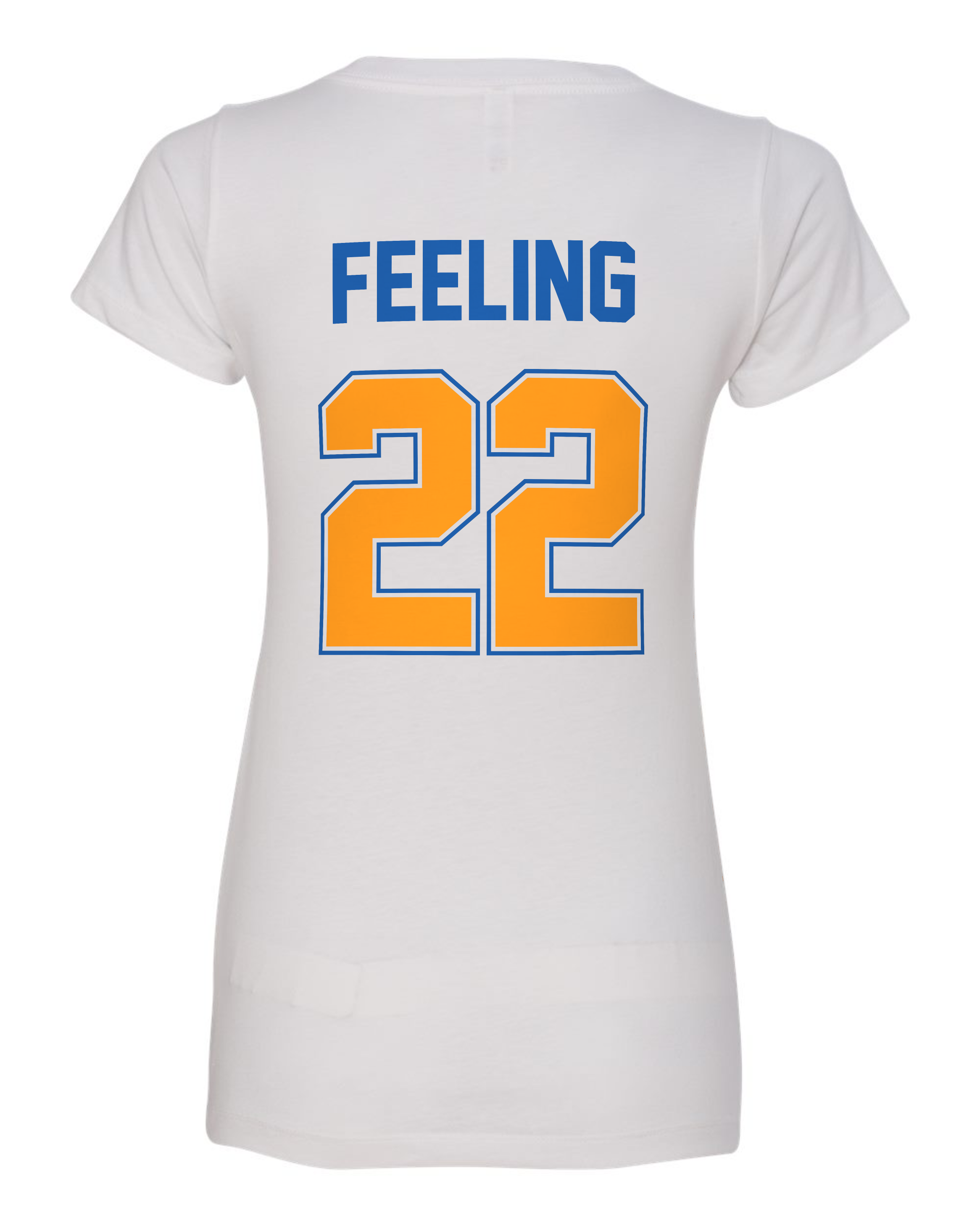 Women’s V-Neck Tee - Feelin' 22