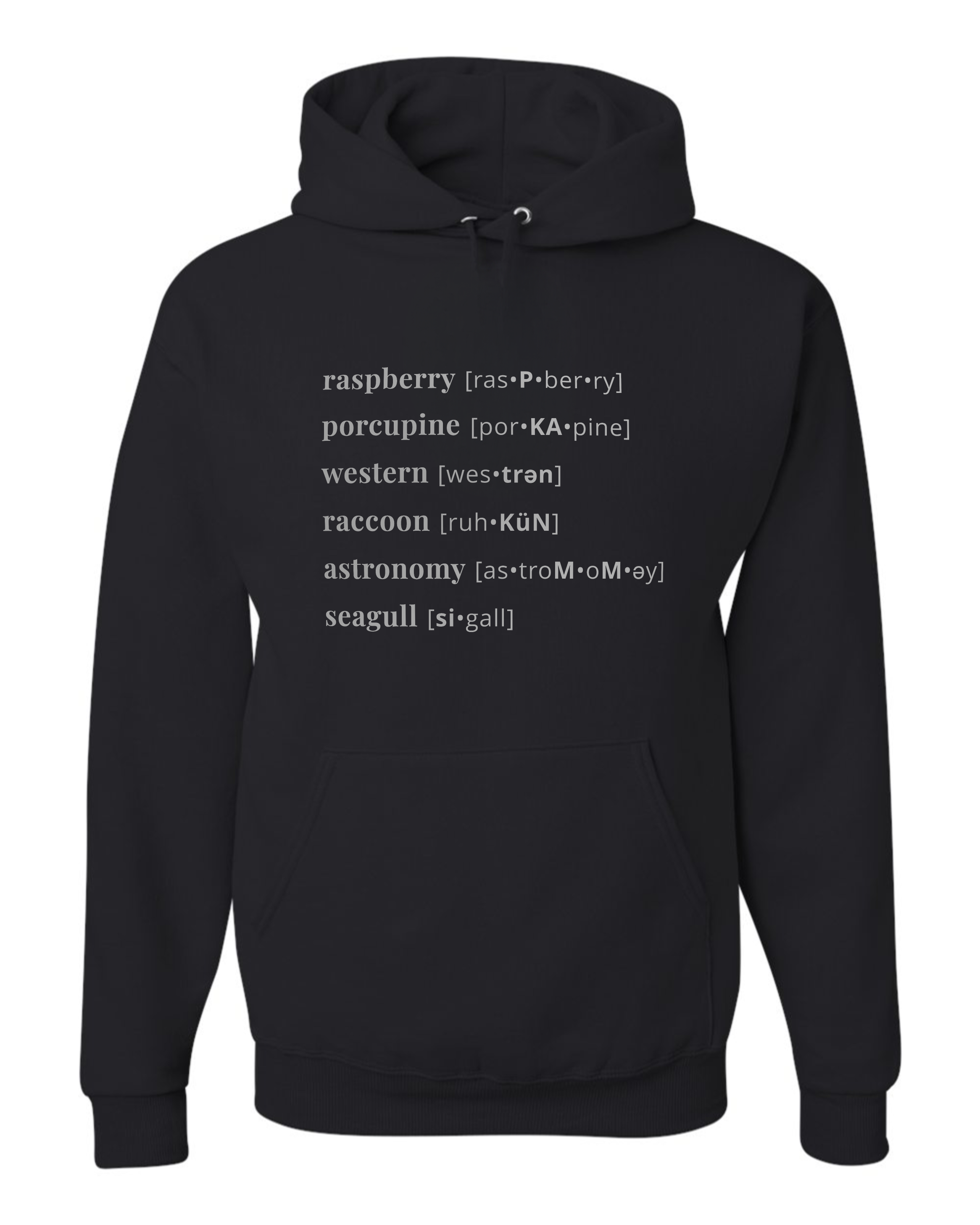 Classic Unisex Hoodie - Pronunciation
