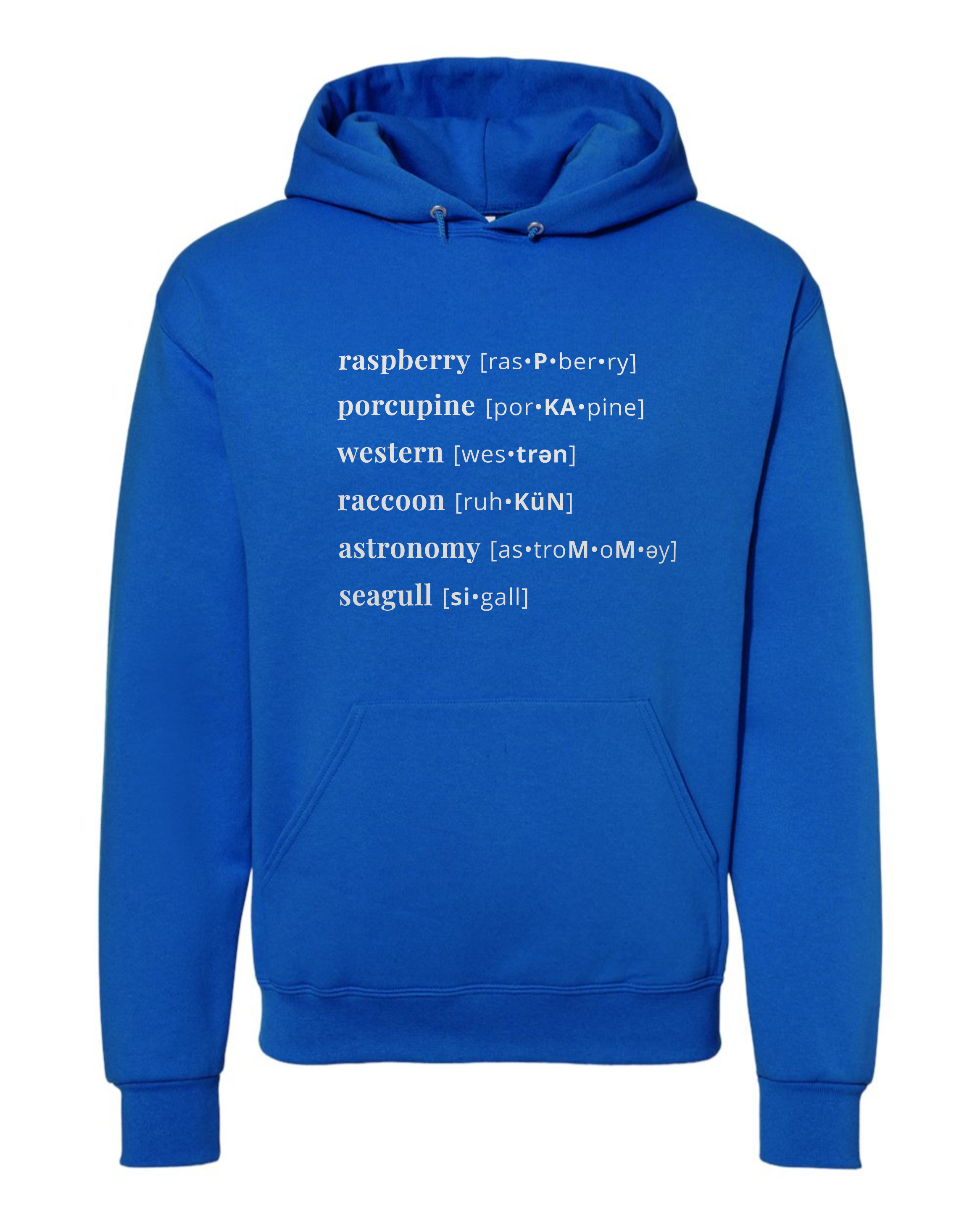 Classic Unisex Hoodie - Pronunciation