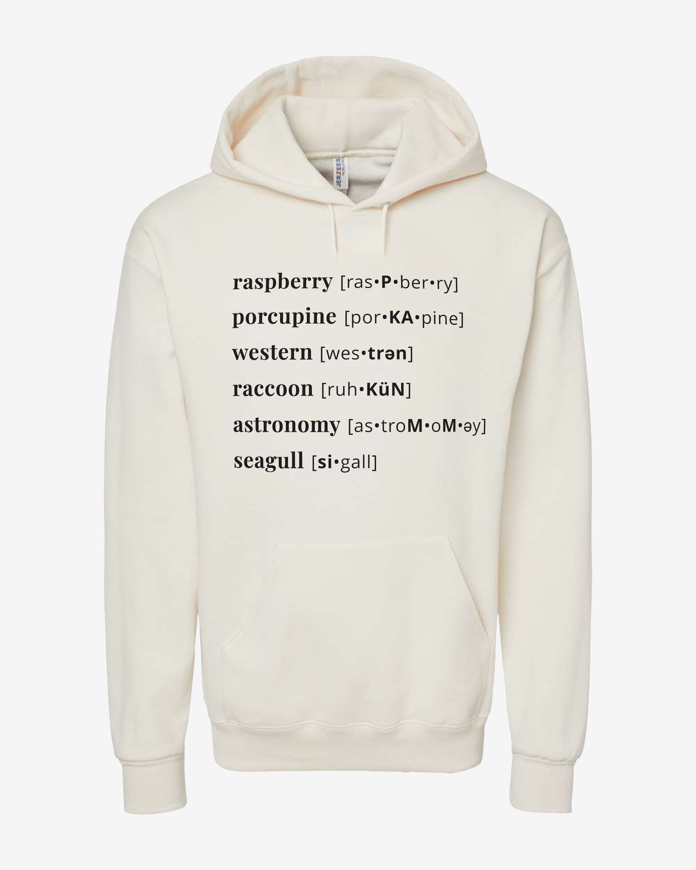 Premium Blend Unisex Hoodie - Pronunciation