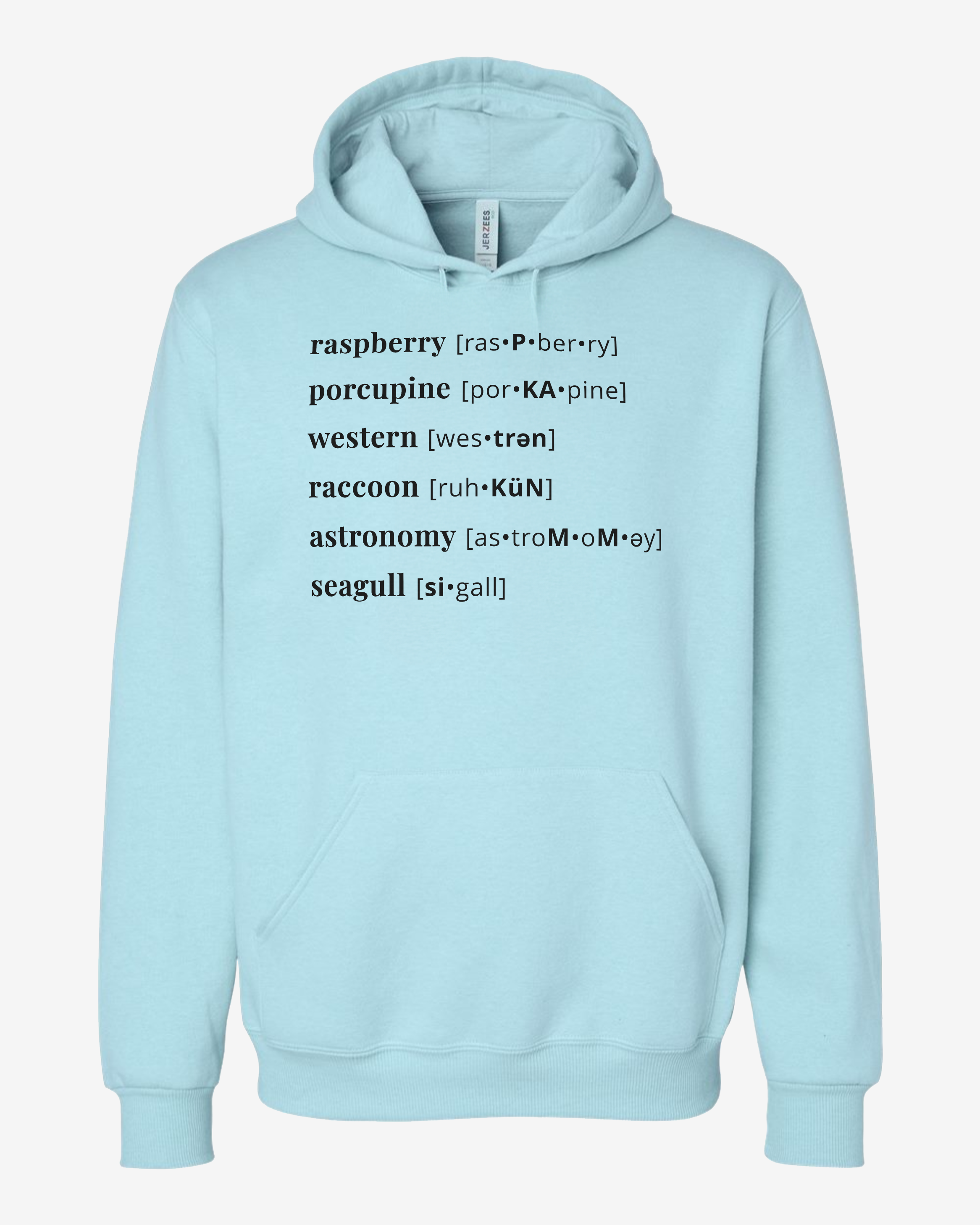 Premium Blend Unisex Hoodie - Pronunciation