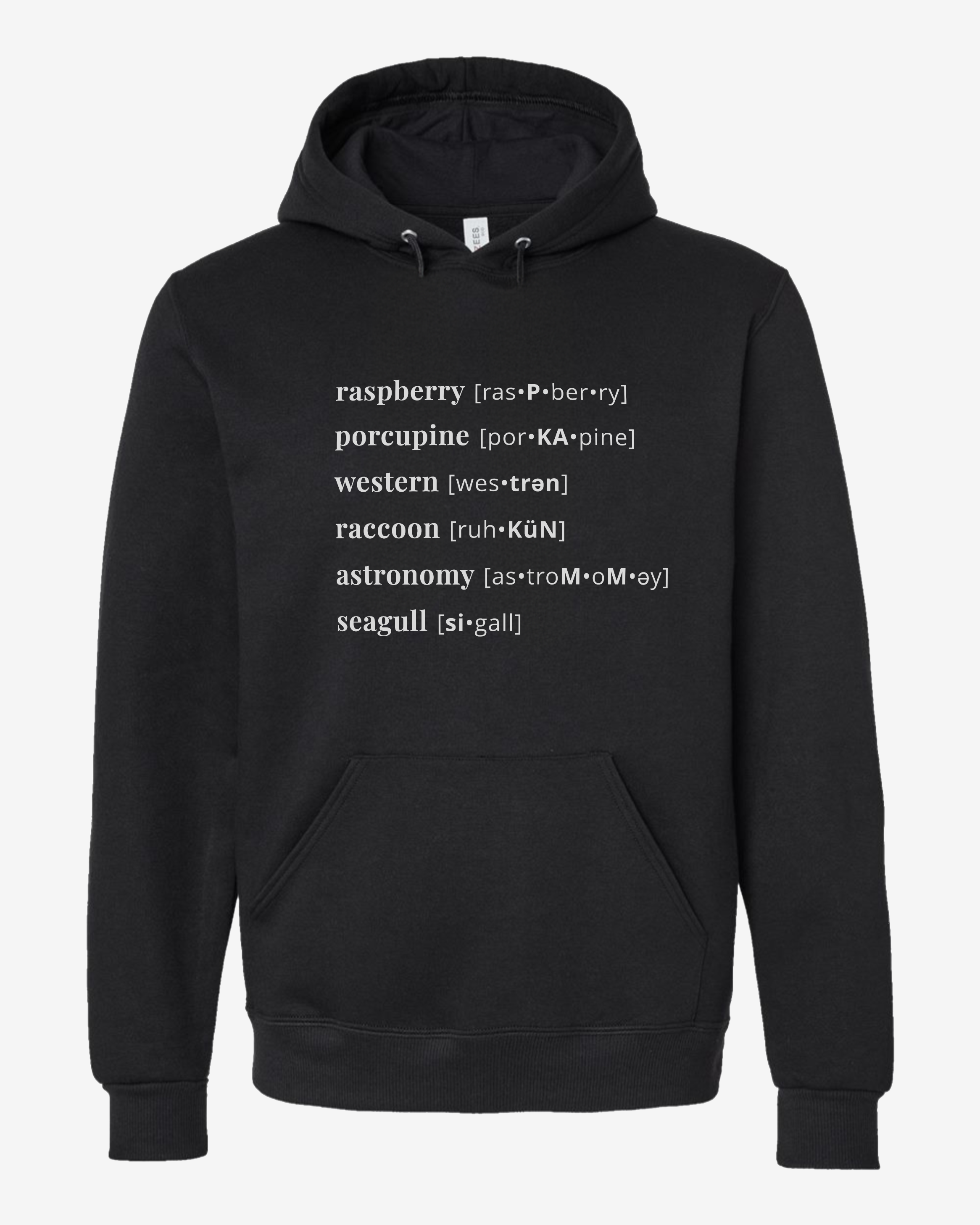 Premium Blend Unisex Hoodie - Pronunciation
