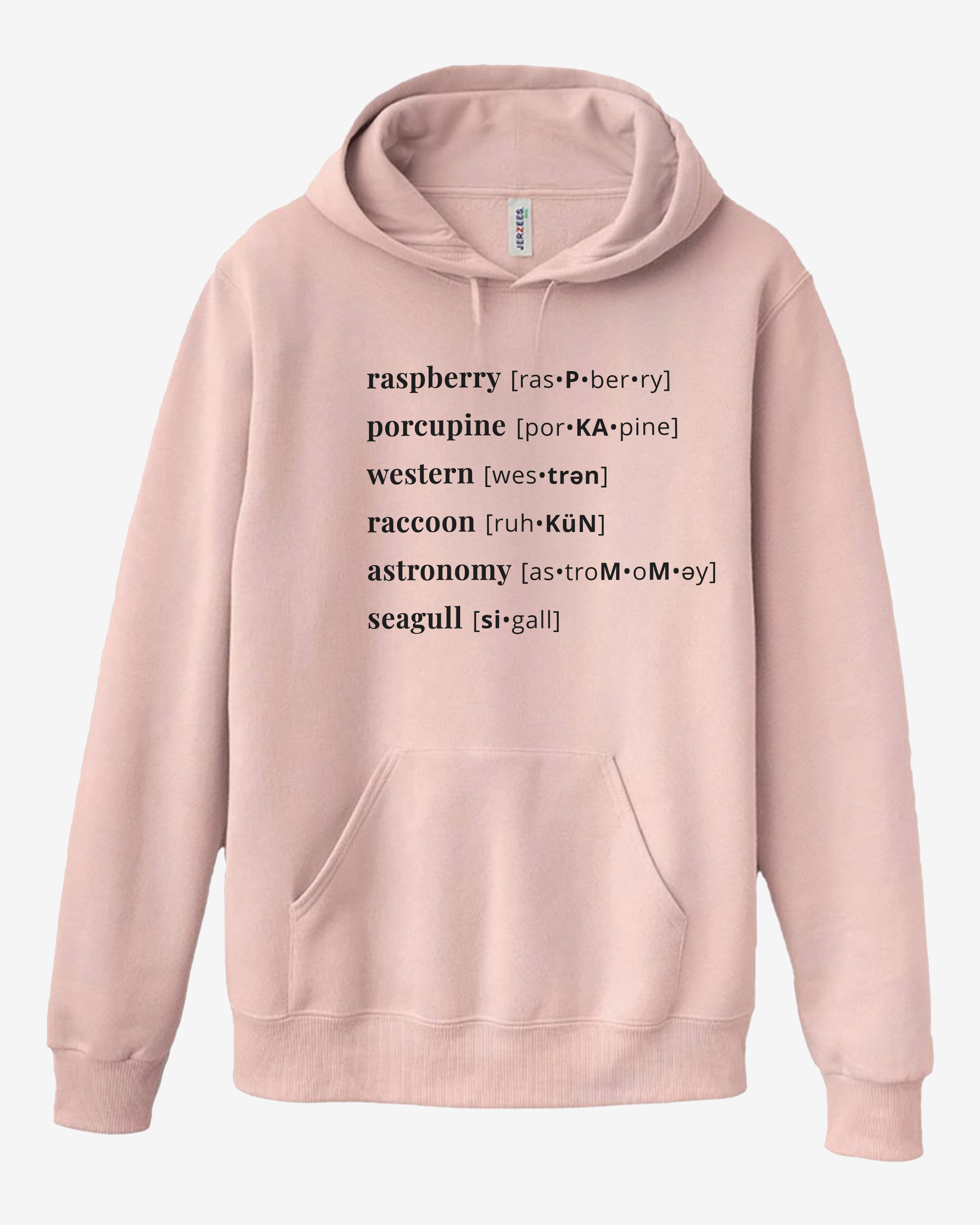 Premium Blend Unisex Hoodie - Pronunciation