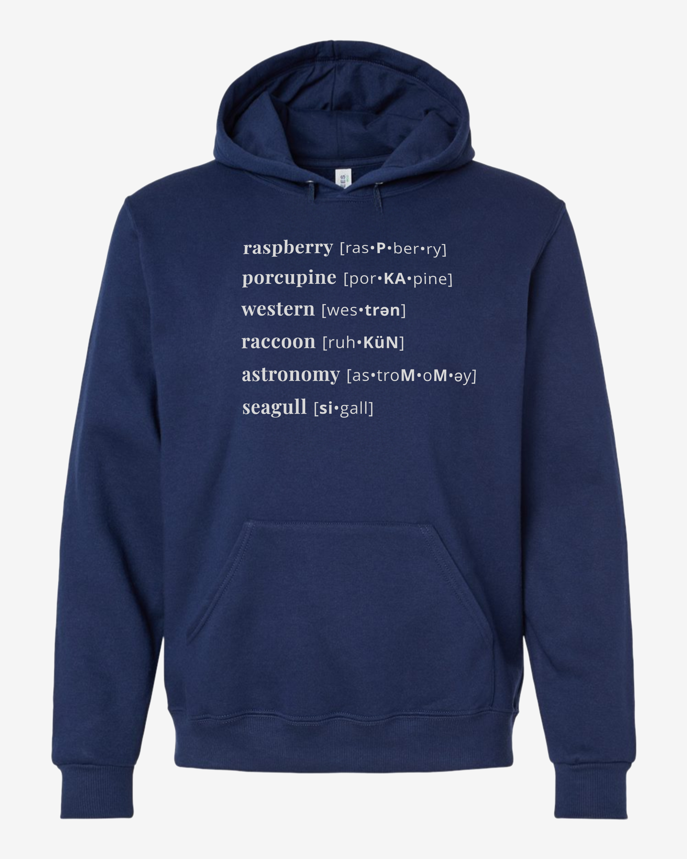 Premium Blend Unisex Hoodie - Pronunciation