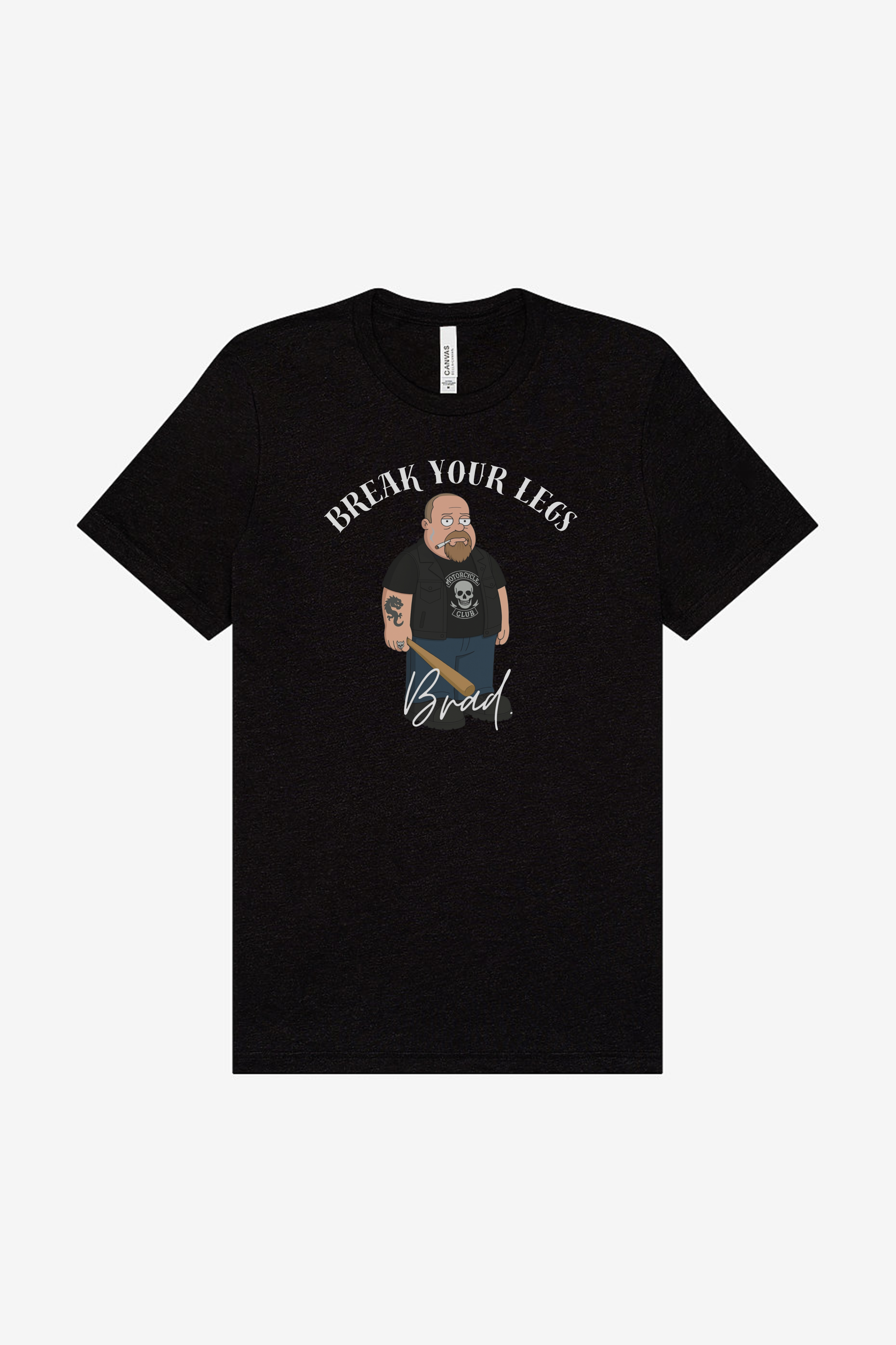 Unisex Tri-blend Tee - Break Your Legs Brad
